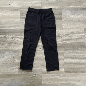 rag & bone black straight leg sweatpants
